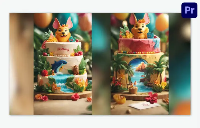 Innovative 3D Birthday Invitation Instagram Story